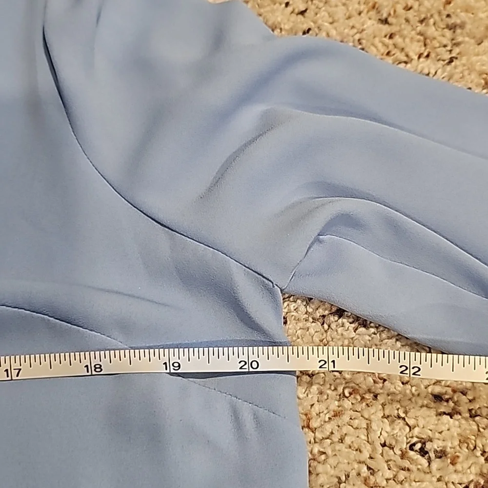 J. Crew blue blouse sz M - Picture 7 of 11